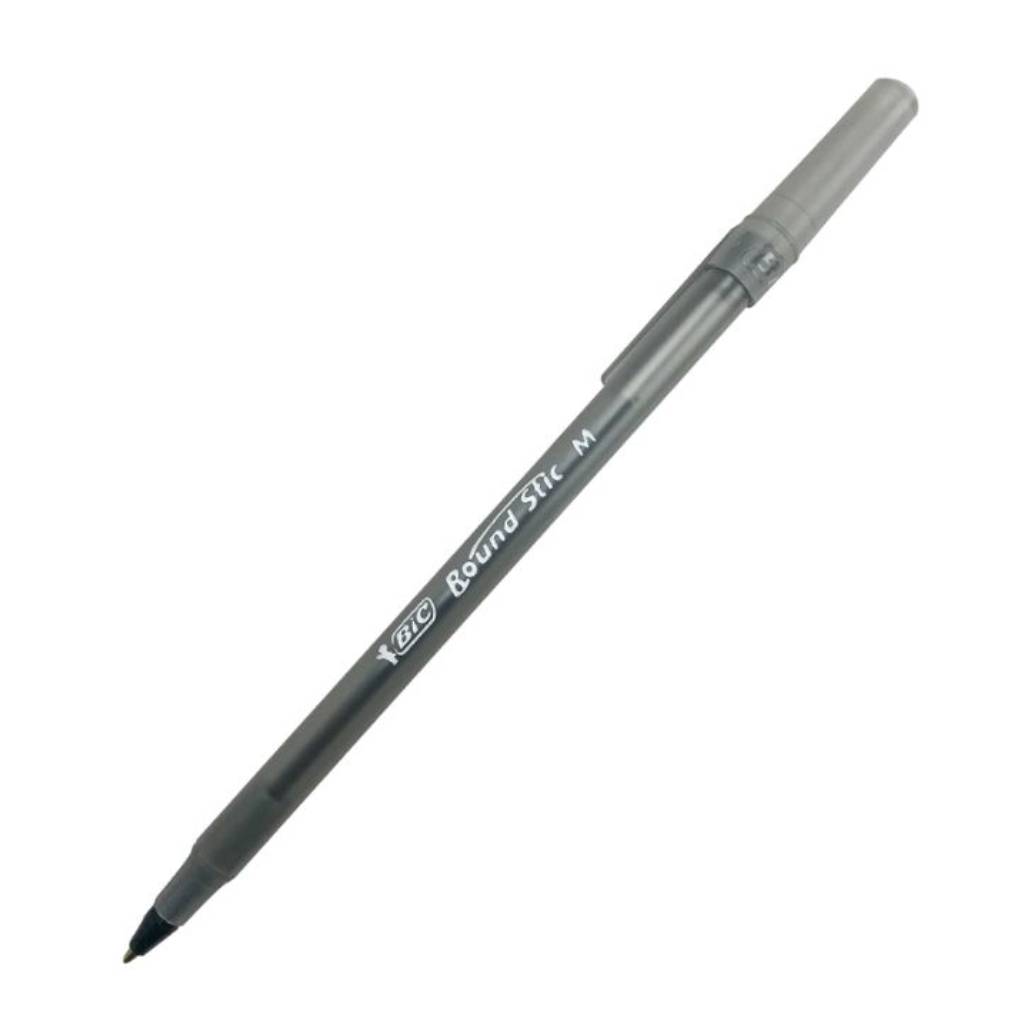 Bolígrafo Bic Round Stic 1mm Negro x unidad