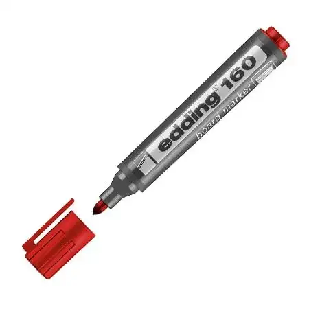 Marcador Edding 160 Pizarra Punta redonda 1,5-3,0mm Rojo -3