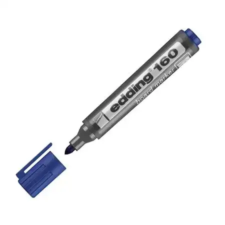 Marcador Edding 160 Pizarra Punta redonda 1,5-3,0mm Azul -3
